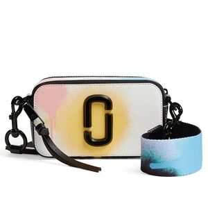 Marc Jacobs The Snapshot Painted Saffiano Leather Camera Bag